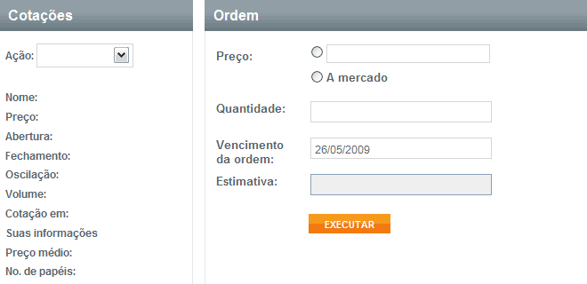Vender Ações