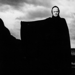 A morte representada no  filme "O Sétimo Selo", clássico de Ingmar Bergman - Reprodução